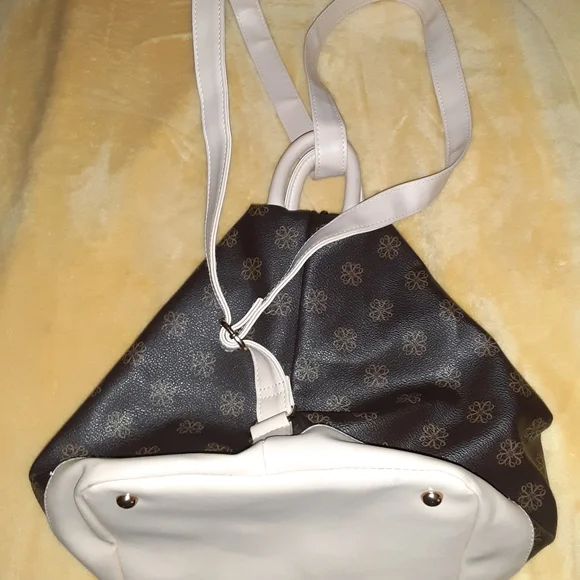 Womens purse, Avon brown and pink backpack style - Picture 2 of 3
